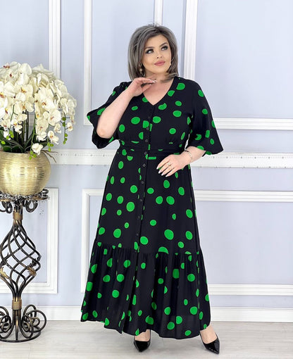 👗 【S-5XL】 Nowa modna sukienka, elegancka i prosta, w klasycznym stylu 3633827