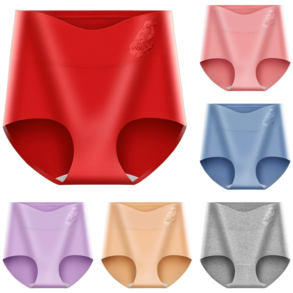 💖Zadnji dan za 50 % popust - 【Komplet 5】Hlače z visokim pasom, ki dvigujejo boke, vrhunska bombažna tkanina✨️ (45-105 kg)