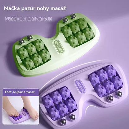 [Časově omezený výprodej] 🔥Novinka💜 Přenosný masážní přístroj na nohy s dvojitým válečkem💜