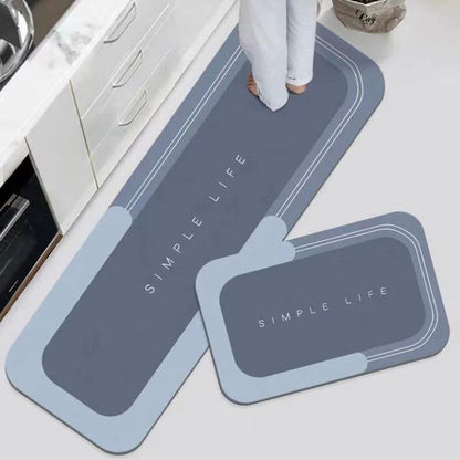🛒👉【2pcs】Minimalistička prostirka za pod/vrata u kuhinji za ulaz, otporna na mrlje i neklizajuća