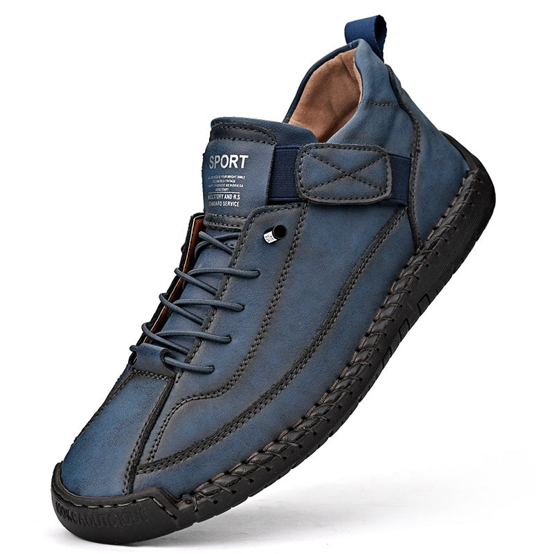 【30% OFF】【38-48】Casual obuwie męskie na co dzień, robocze, outdoorowe, szyte buty-3865760