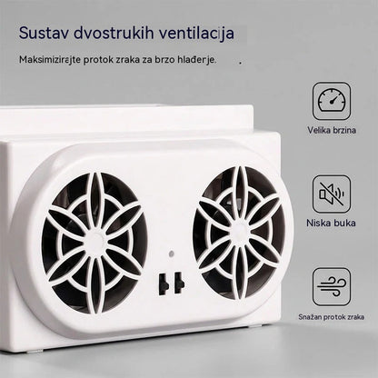 50% POPUSTA 🌀 Ventilator za automobil na solarni pogon