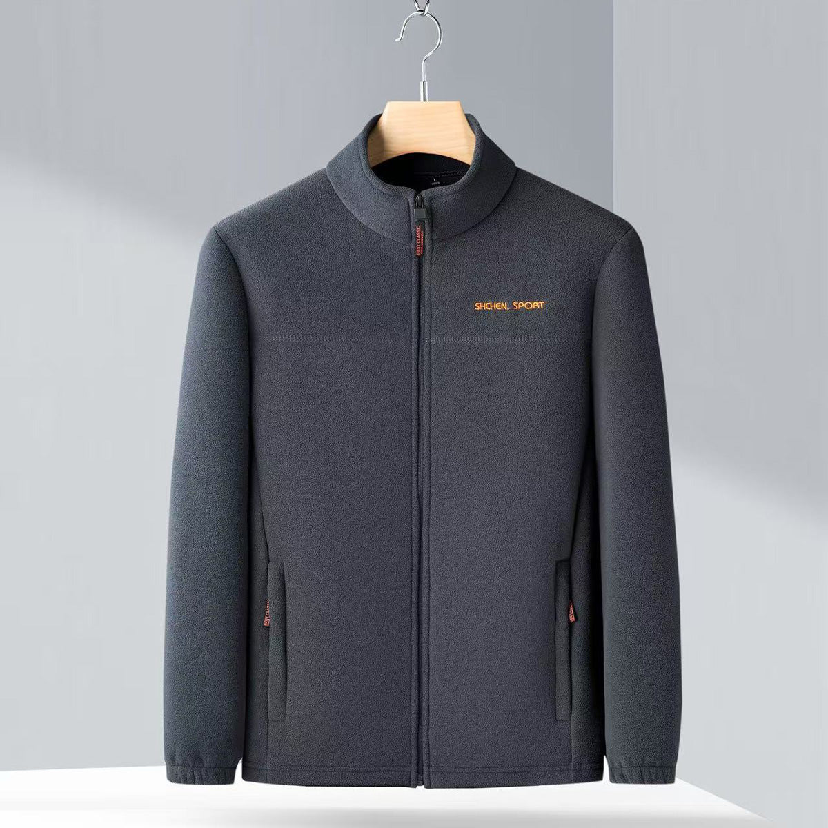 🔥【L-4XL】Męska kurtka jesienno-zimowa z wysokim, pluszowym kołnierzem, ciepła