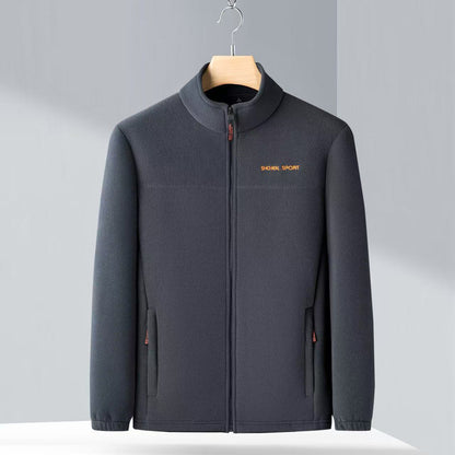 🔥【L-4XL】Męska kurtka jesienno-zimowa z wysokim, pluszowym kołnierzem, ciepła