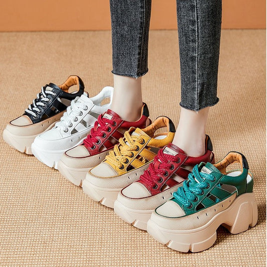 🔥【50% zniżki】🔥Bestsellerowe buty👡【rozmiar 35-40】Nowość 2025, sandały na grubej podeszwie, wygodne, antypoślizgowe i oddychające