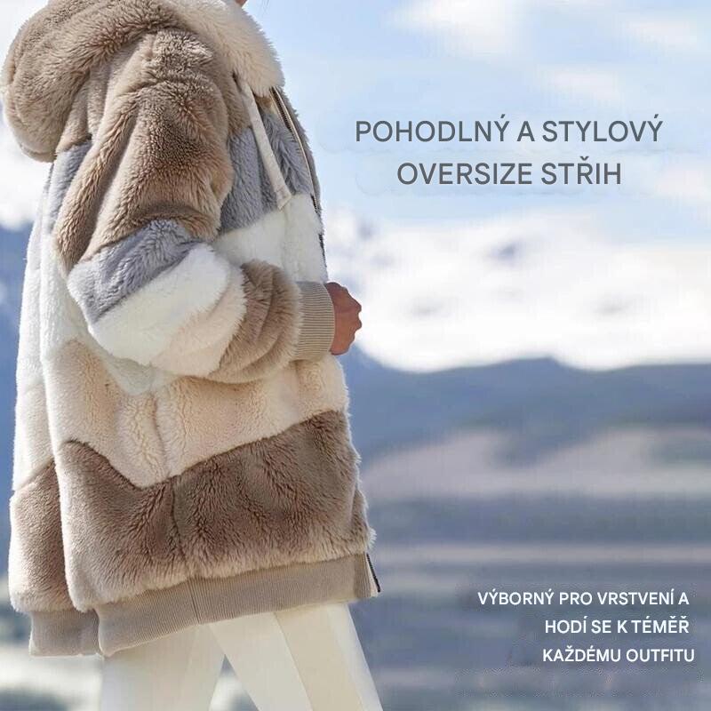 ☃️Limitovaná nabídka 35% slevy❄️【S-5XL】Nová dámská zimní bunda 2025, silná s plyšovými pruhy