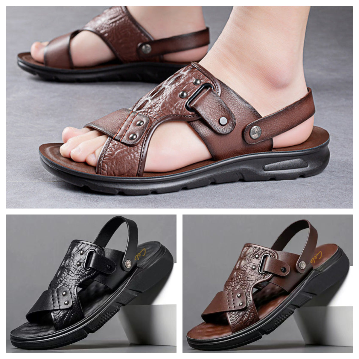Wielka wyprzedaż 🔥 Letnie męskie sandały 2025, miękka podeszwa, antypoślizgowe i antyzapachowe, idealne na plażę