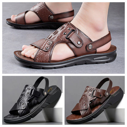 Wielka wyprzedaż 🔥 Letnie męskie sandały 2025, miękka podeszwa, antypoślizgowe i antyzapachowe, idealne na plażę