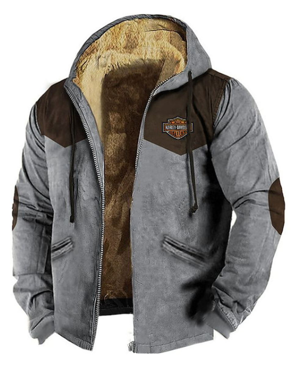 🔥💥【M-5XL】Pánská Mikina s Kapucí 2025 – Podzimní a Zimní Móda, Zpevnění, Teplá a Pohodlná do Chladu