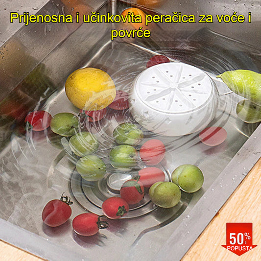 🍉🥬 【Novost – Traje veliki popust】 Prijenosna učinkovita peračica za voće i povrće