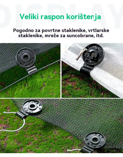 ✨【Kup 25, otrzymaj 25 gratis】Zapięcia do czarnej siatki zacieniającej, zapięcia do folii szklarniowej