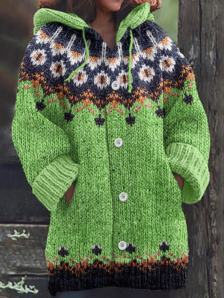 🥰Nowa, komfortowa, retro sweter rozpinany 3809049