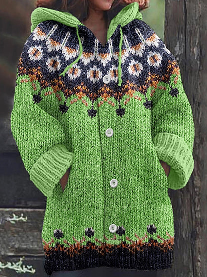 🥰Nowa, komfortowa, retro sweter rozpinany 3809049