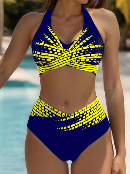 👙 50% zniżki 💥【40-100 kg】👉 Dwuczęściowe bikini dla kobiet plus size ✅ Wysoki stan ✅ Płatność przy odbiorze