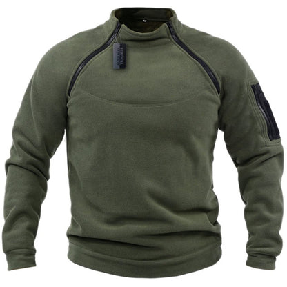 🧔‍♂️【S-4XL】Męski, ciepły T-shirt outdoorowy na jesień i zimę z długimi rękawami-3776011