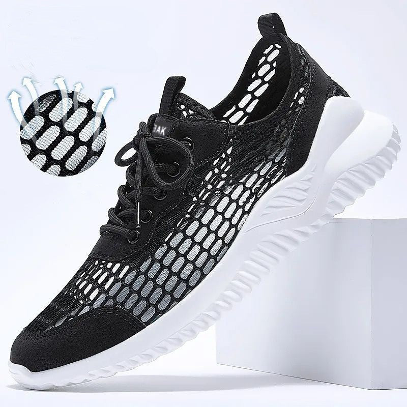 【39~44】Nowe, lekkie, oddychające i wszechstronne buty sportowe z dużą dziurą--3678008