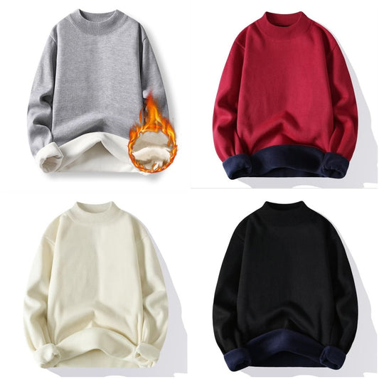 【Kup jeden, drugi dostaniesz gratis🔥M-4XL】 2024 w nowym stylu, lekki, luksusowy męski sweter z golfem, kaszmirowy sweter biznesowy na co dzień3811883
