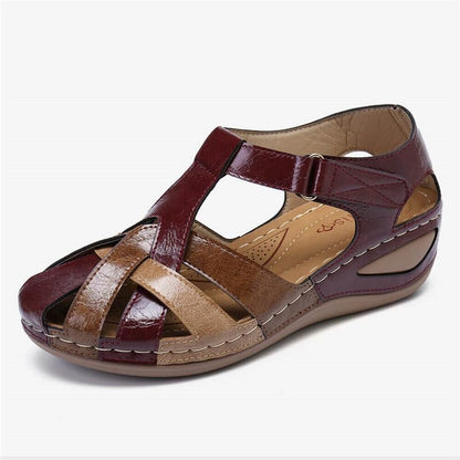💥Rasprodaja za Majčin dan [35-43] Ženske ljetne sandale, izrađene od mekane kože, debeli potplat, šuplji čičak