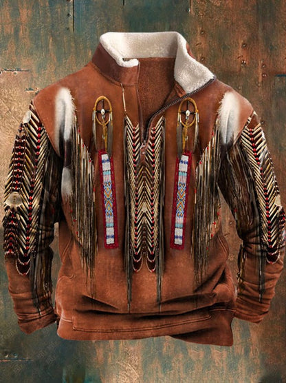 👕【35% POPUSTA】【S-4XL】2025 Jesensko-zimski muški moderan topao džemper s dugim rukavima i 3D printom