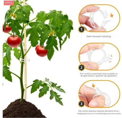 🍅🍅【200 szt.】🌱Klipsy do mocowania sadzonek