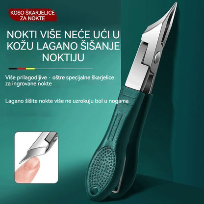⚡Akcijsko sniženje od 26 €【Set od 3 kom】✂️💅 Novi ultra tanki koso rezani grickalice za nokte, kućni alati za njegu noktiju