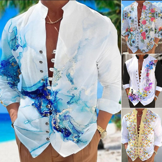 👔[S~5XL] 💖[40~110KG] Koszulki polo męskie Modne klasyczne koszule, barwione ręcznie, odpowiednie na wakacje