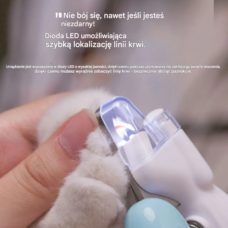 🔥【Kup 1, a 1 dostaniesz gratis】🐈🐕Oświetlenie LED – obcinacz do pazurów dla kotów i psów